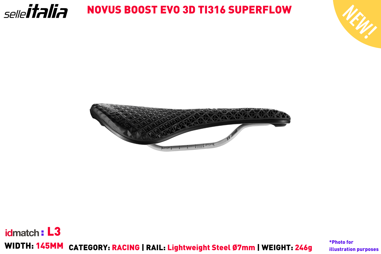 Novus Boost EVO 3D Kit Carbonio Superflow - L3 | Hup Leong Company